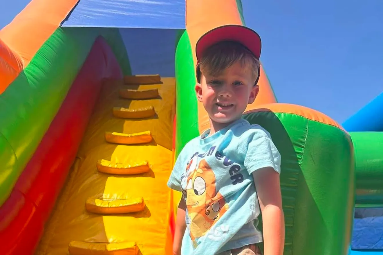 Giant inflatables & games at Forbesy Camps